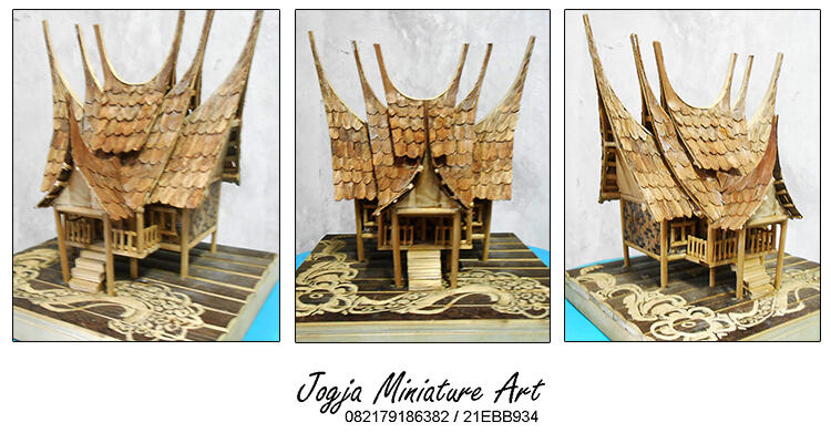 Terjual Miniatur Rumah Adat Tanah Air  KASKUS