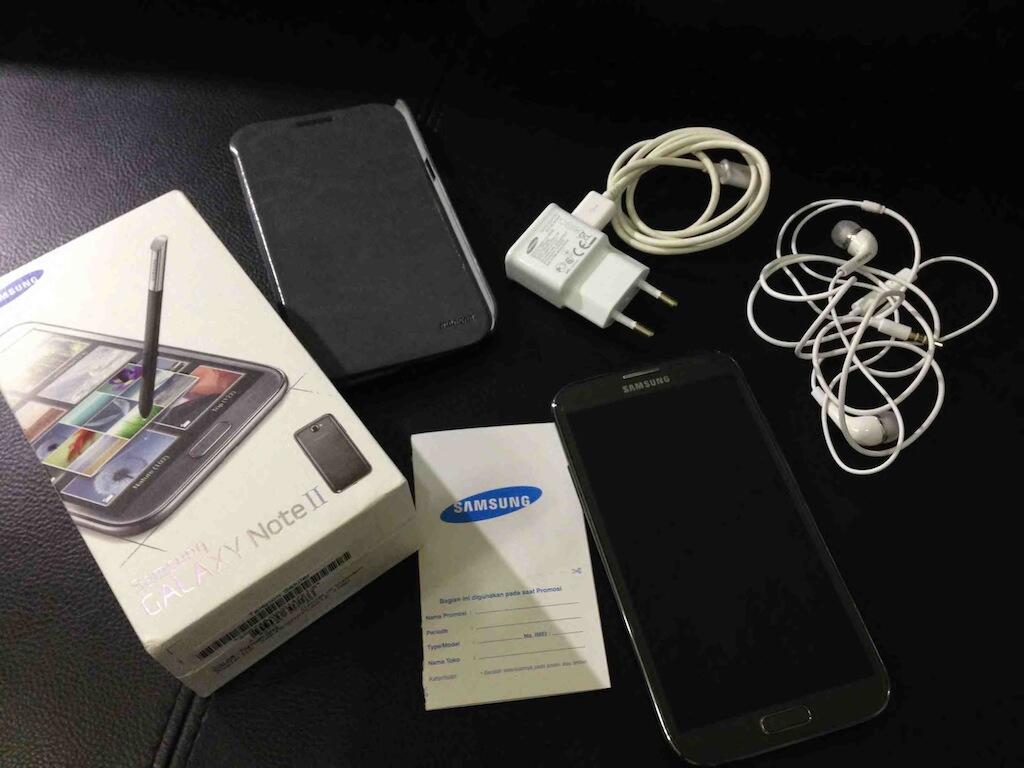 Samsung Galaxy Note II - Mulus 99% - Masih Garansi
