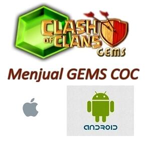 JUAL GEMS COC Clash OF Clans MURAH BANGET