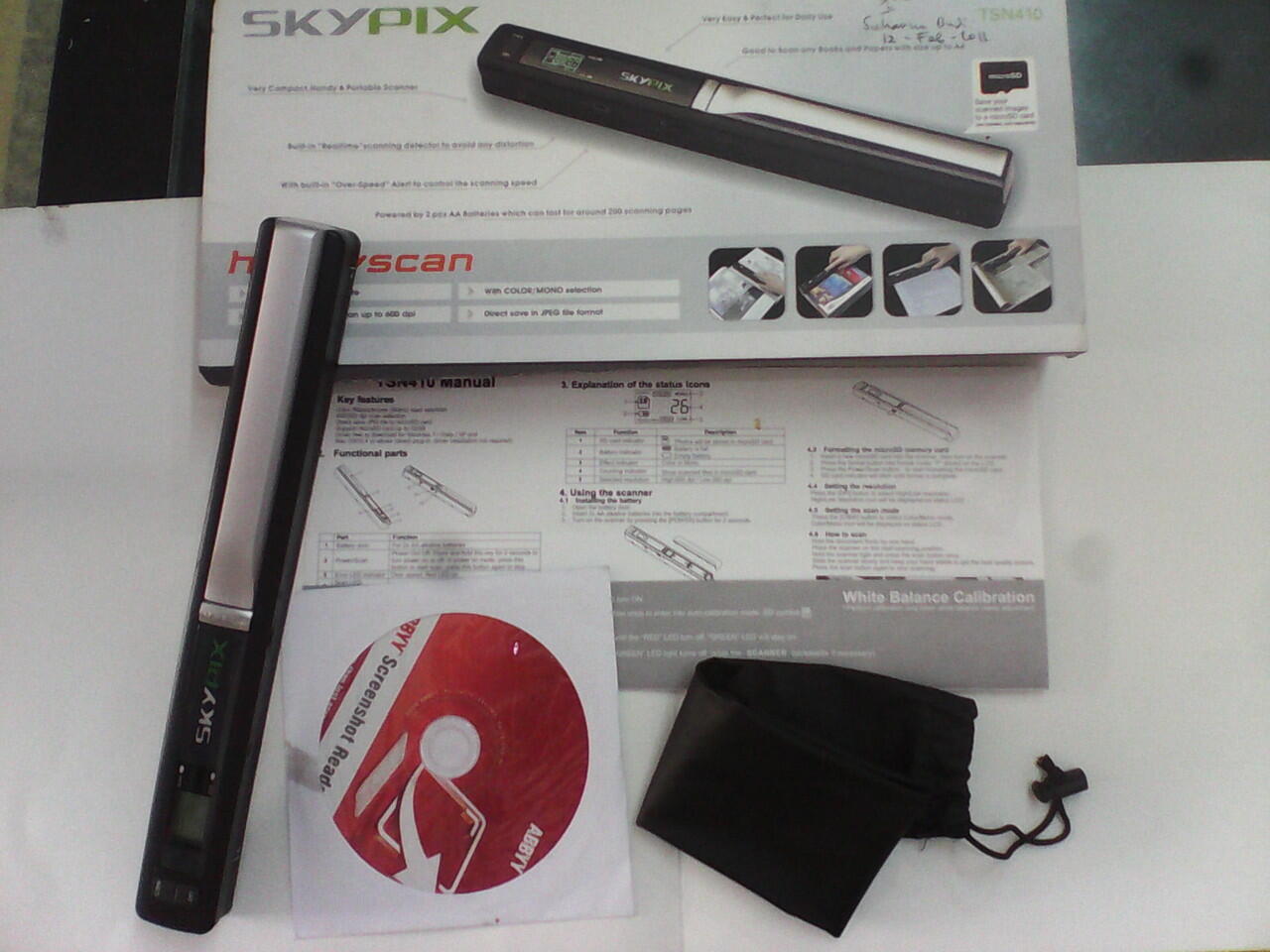 Scanners portabel SKYPIX Handyscan TSN410