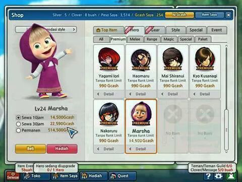 hero lost saga premium terbaru gan