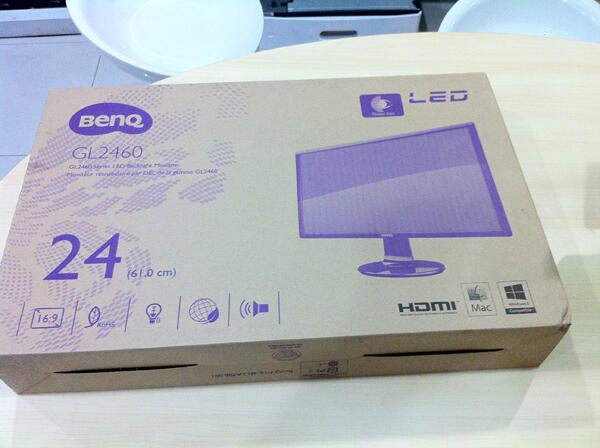 &#91;MONITOR LED&#93; BenQ GL2460HM EYE-CARE MONITOR