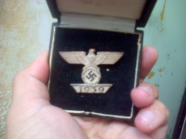 BARANG LANGKA "CLAPS TO THE IRON CROSS FIRST ClASS 1939"
