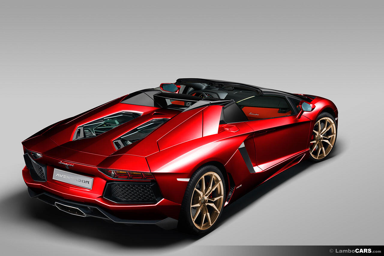 ! [Super Car] Lamborghini Aventador Roadster !