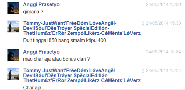Surat Terbuka untuk Buyer id : harcdore a.k.a Tommy