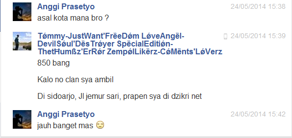 Surat Terbuka untuk Buyer id : harcdore a.k.a Tommy