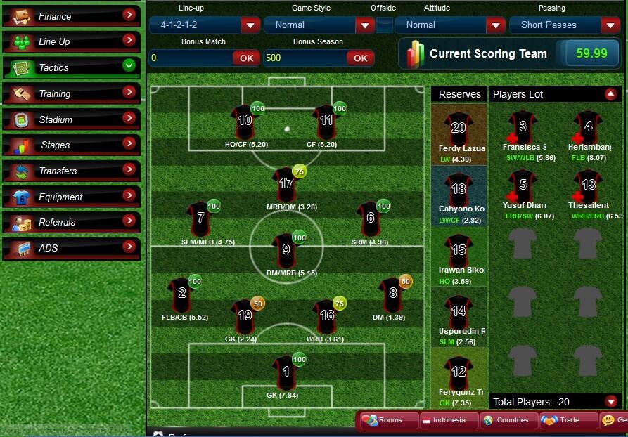 &#91;akinji2&#93; GOALTYCOON game FOOTBALL MANAGER yang menghasilkan EURO (FULL TUTORIAL)