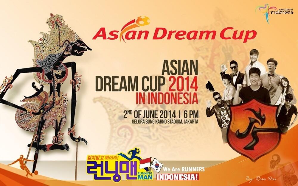 Asian Dream Cup Bareng Running Man vs Indonesia all star at glora bung karno