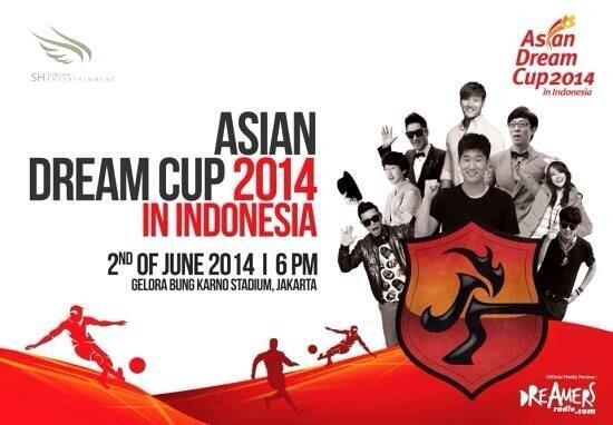 Asian Dream Cup Bareng Running Man vs Indonesia all star at glora bung karno