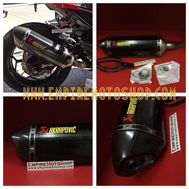 Knalpot Akrapovic Slip on Ninja 250 & Ninja 250 FI