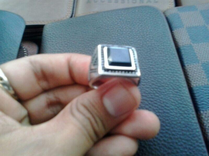 cincin BLACK ONYX (proteksi dan intuisi) 88