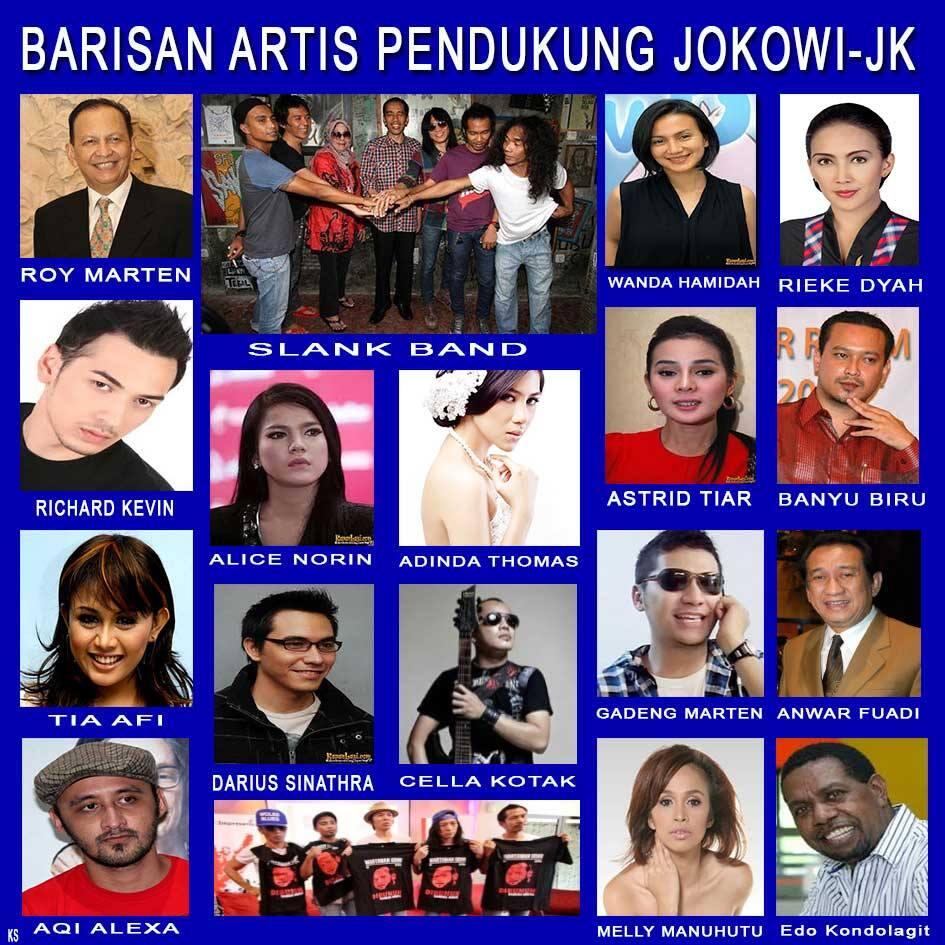 Barisan Artis Berikut Menobatkan Jokowi Jadi Presiden AntiPembajakan, Malam Ini!
