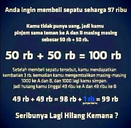 Bantu ngitungin gan ane sampai pusing...