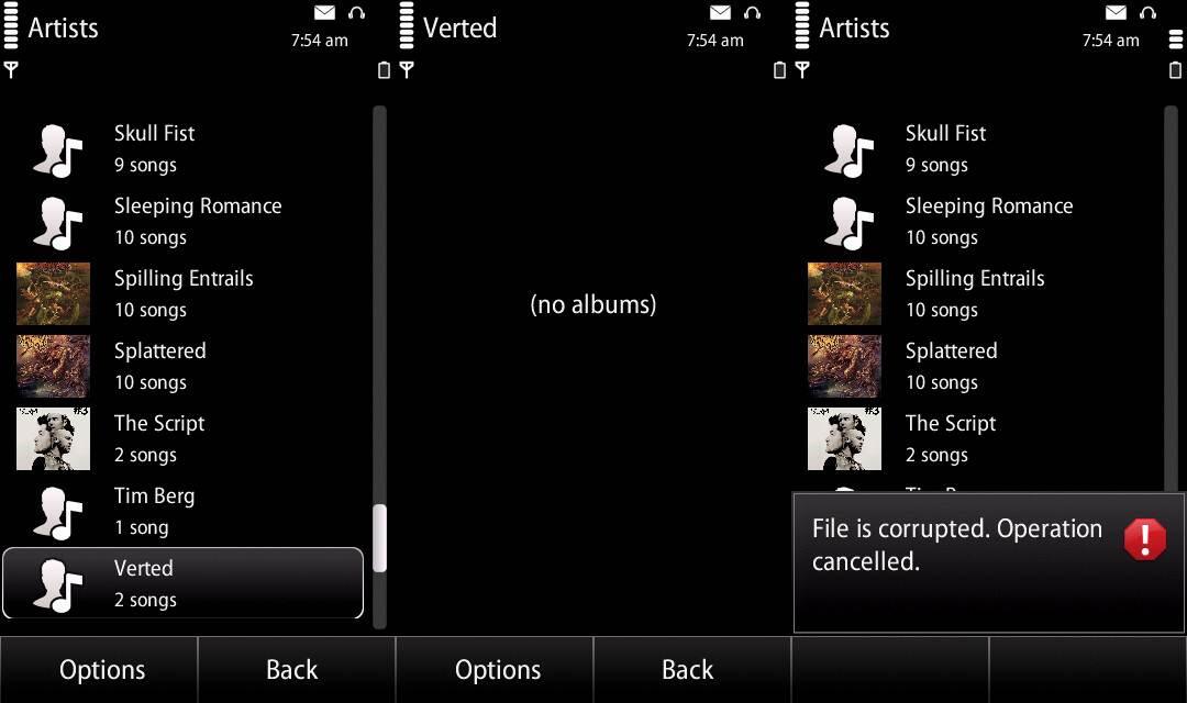 Corrupted File Music Player? ini solusinya