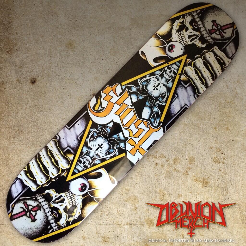 Terjual Iron maiden , motley crue , ghost (skate deck) skateboard KASKUS