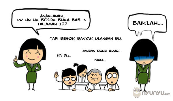 Cara Supaya Guru Gak Ngasih PR