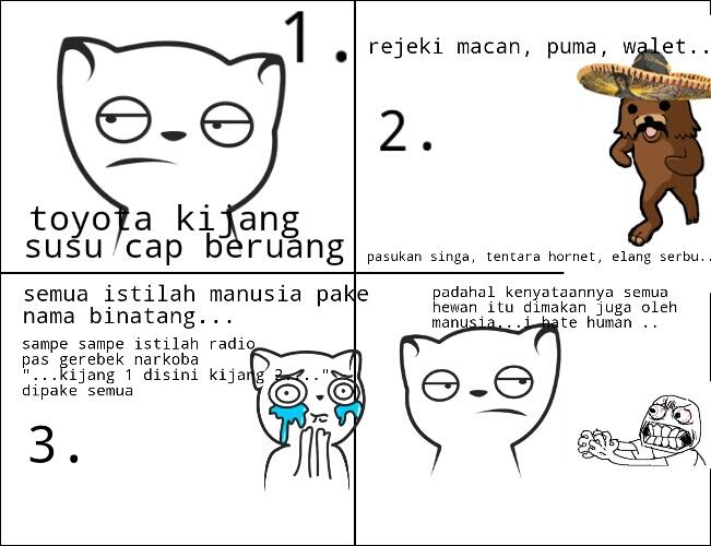 (SHARE) RAGE COMIC. Lucu gak lucu sengaja dibuat buat yg merasa