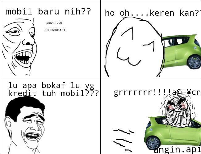 (SHARE) RAGE COMIC. Lucu gak lucu sengaja dibuat buat yg merasa