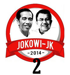 Prabowo - Hatta No urut 1 &amp; Jokowi - JK No urut 2