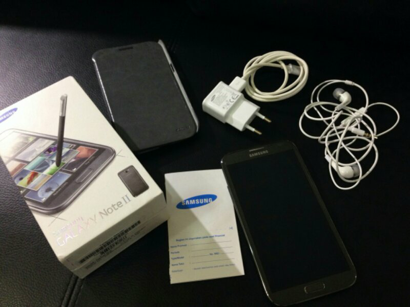 SAMSUNG GALAXY NOTE 2 TITANIUM - MASIH GARANSI - MURAH !