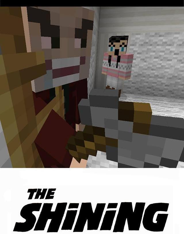 Keren gan! 25 Poster Film Ini Dibuat di Game Minecraft