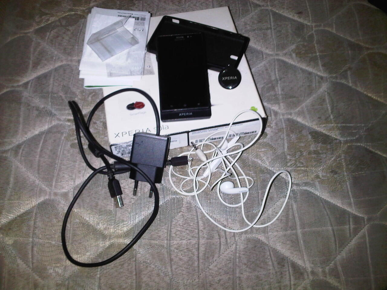 Sony Xperia Sola MT27i Hitam Fullset Segel 1,2jt Surabaya