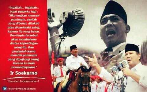 Mau nyoblos presiden ?? Ingat pesan ir.Soekarno