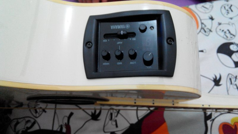 jual Yamaha APX 500ii white