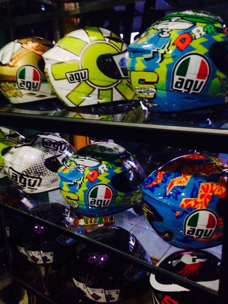 Helm AGV K3 V.Rossi (chicken, Dreamtime, 5Continents,wake up,gothic white dll )