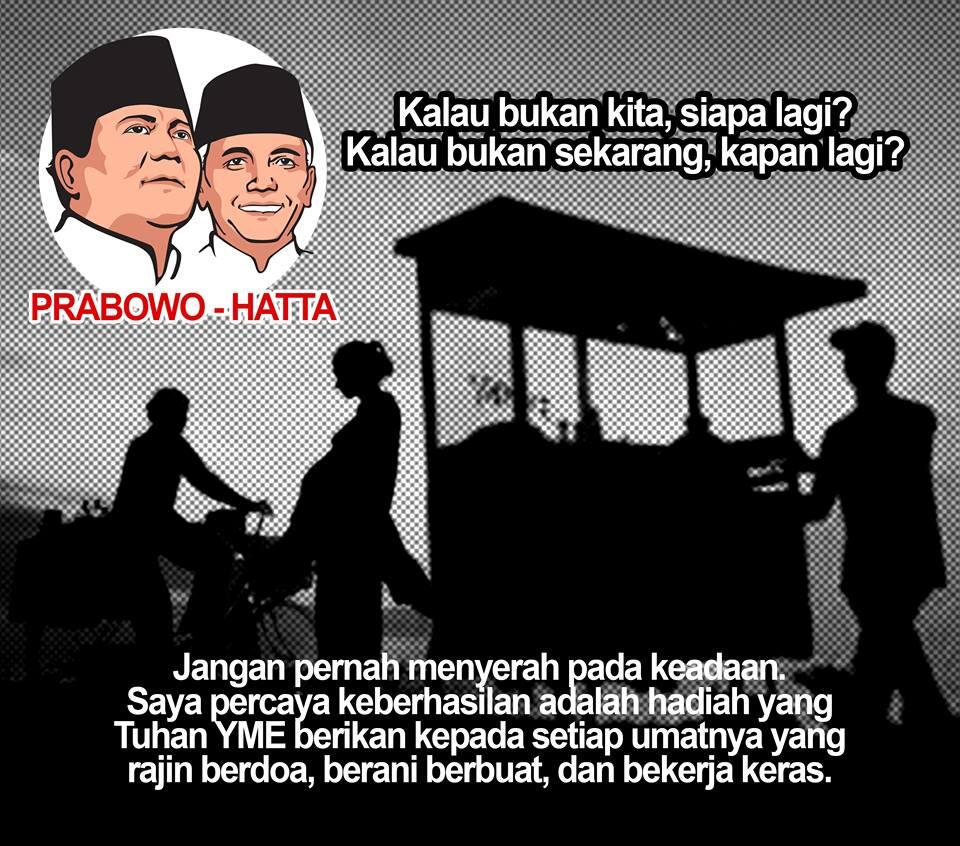 DESAIN ADS KHUSUS BUAT PENDUKUNG NOMOR 1 (SATU) -Prabowo-Hatta