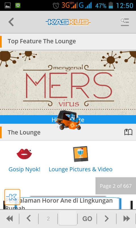 Gan ane nemu bug di kaskus for android !