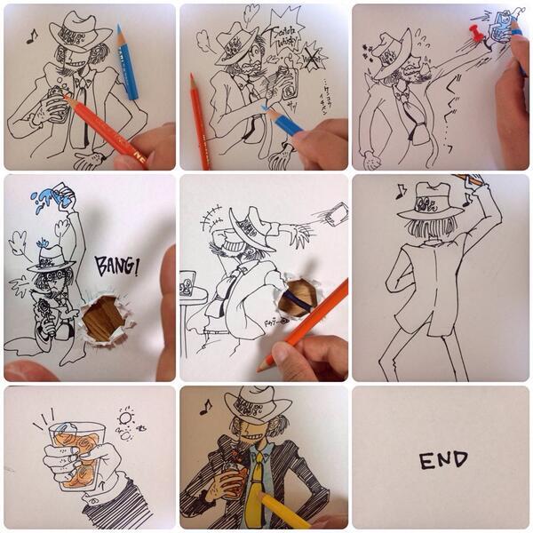 Karakter dari berbagai manga dan kartun yang lucu dan menggemaskan sedikit bertingkah