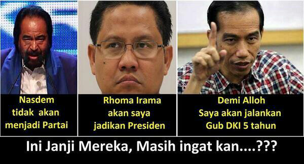 INI TENTANG JANJI YANG SUDAH DILUPAKAN