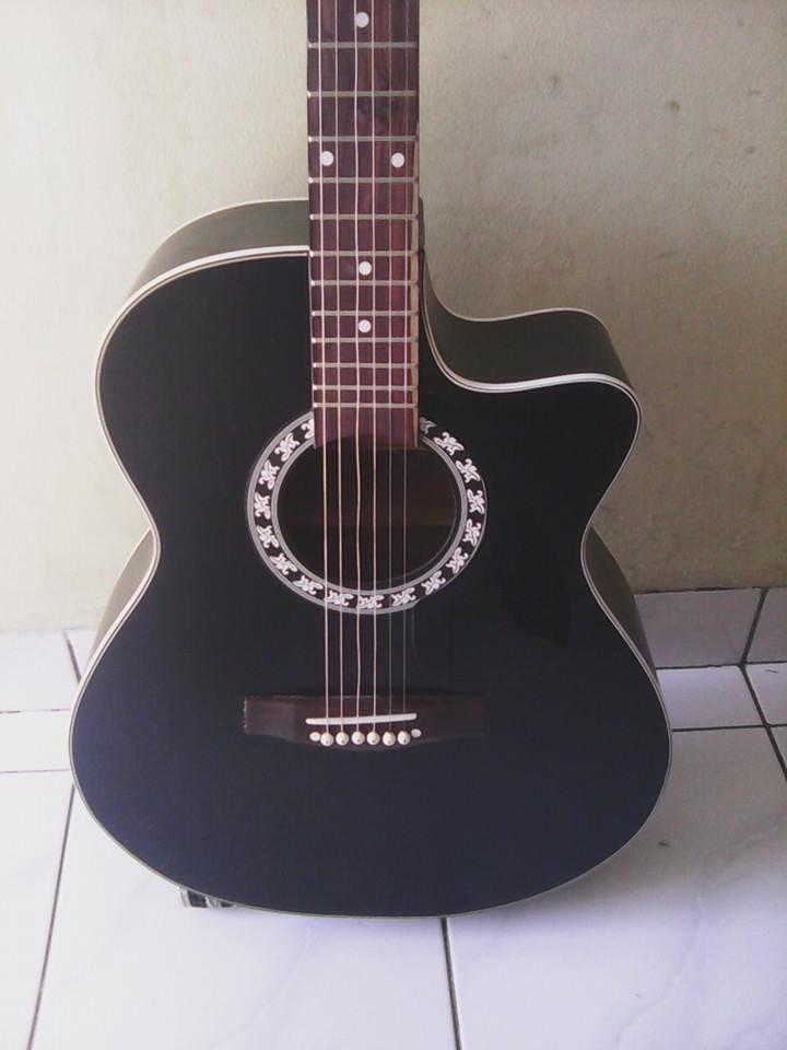 Gitar akustik elektrik Allegro fcs black dop