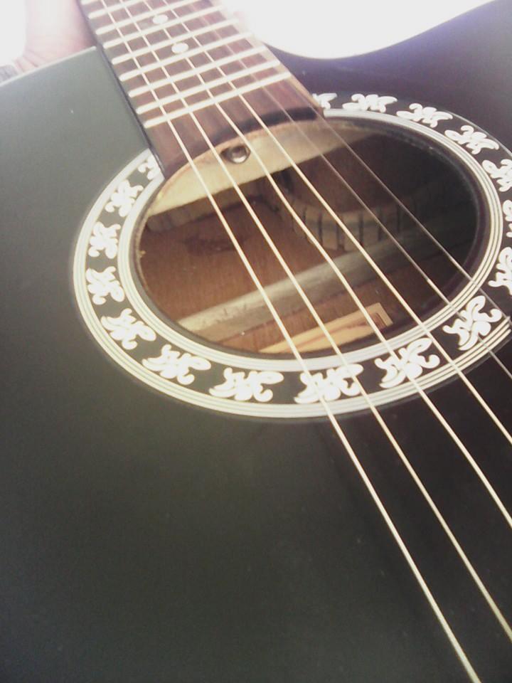 Gitar akustik elektrik Allegro fcs black dop