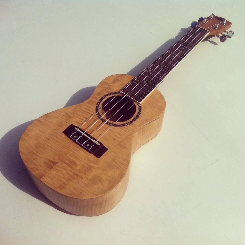 QUILTED MAHOGANY CONCERT YEEHAW UKULELE