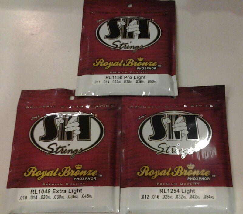 Original SIT Strings Royal/Golden/Phosphor Bronze,Power Wound Nickel,All Type & Size