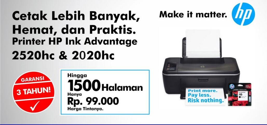 Printer Ultra Ink Advantage DJ 2520hc (printer super irit)