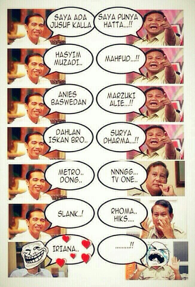 Chit Chat pak prabowo dan pak jokowi