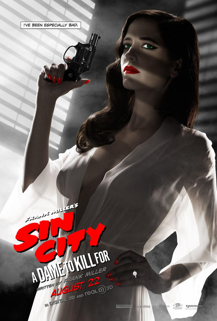 Buat yang penasaran poster Sin City A Dame To Kill For yang di banned di USA