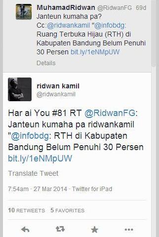 Tweet Complain ke Kang Emil (Walkot Bandung) yg Salah Sasaran