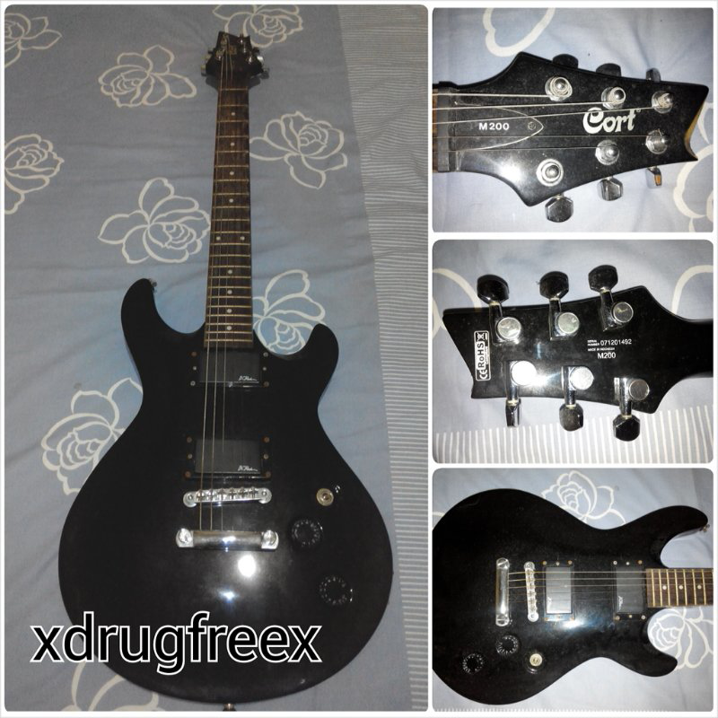 Gitar Listrik (Electric Guitar) Cort M200 body PRS Murah Kondisi 95% Mulus