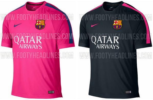 Barcelona Dan Real Madrid Perang Jersey Pink