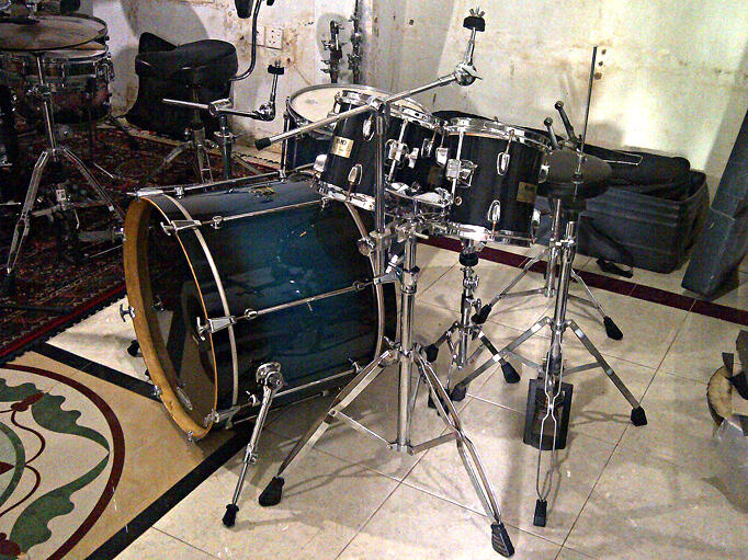 Drum Set Mapex Mars Pro 22" & 16", Mapex 8" & 10" & Remo Drum Heads USA