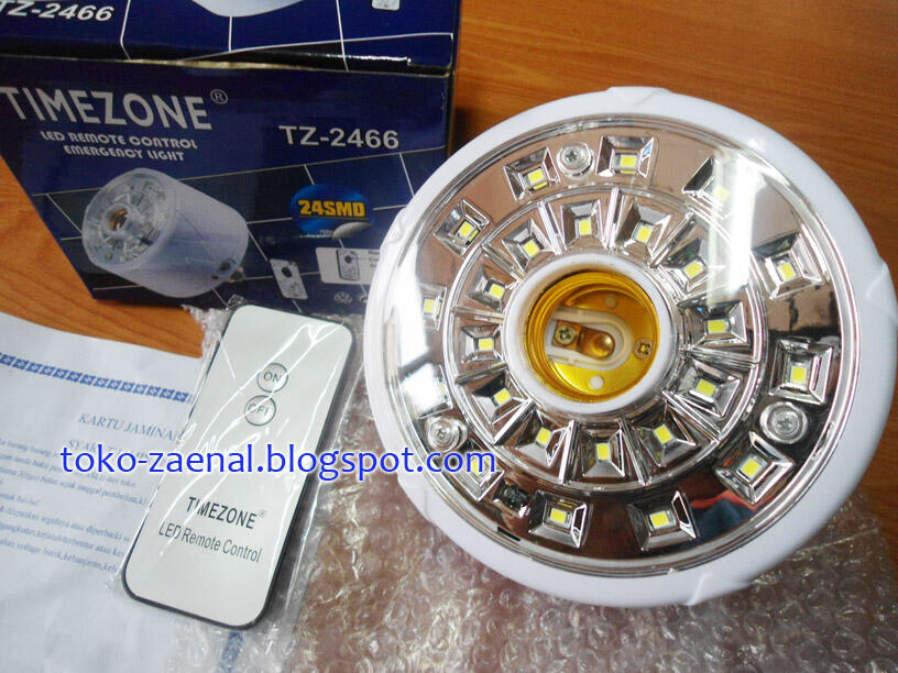 Jual lampu emergency merk Luby + fitting + remote controller