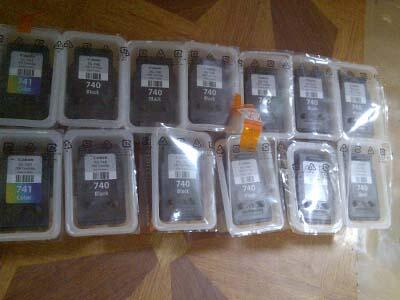 Jual Cartridge Bekas canon 740 741