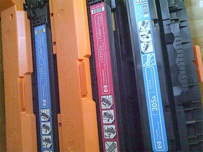 Jual Cartridge Toner Bekas HP 504A, 305A, 128A, 530A-533A