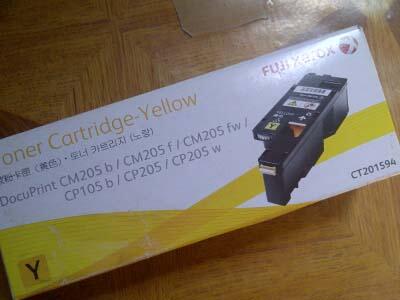 Jual Cartridge Bekas HP Plotter 10 & Toner Original Fujixerox CT201594 (CM205) New