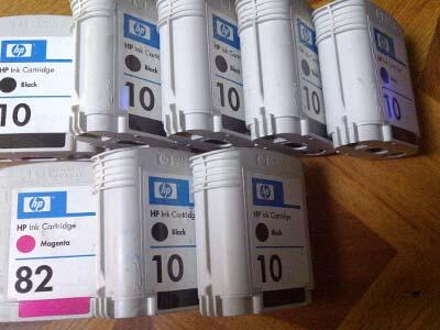 Jual Cartridge Bekas HP Plotter 10 & Toner Original Fujixerox CT201594 (CM205) New