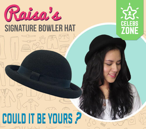 &#91;Celebs Zone&#93; Raisa #5 - Signature Bowler Hat